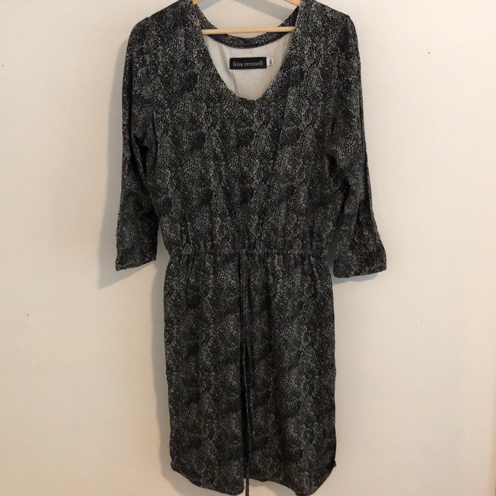 Lina Rennell Jersey Drawstring Dress